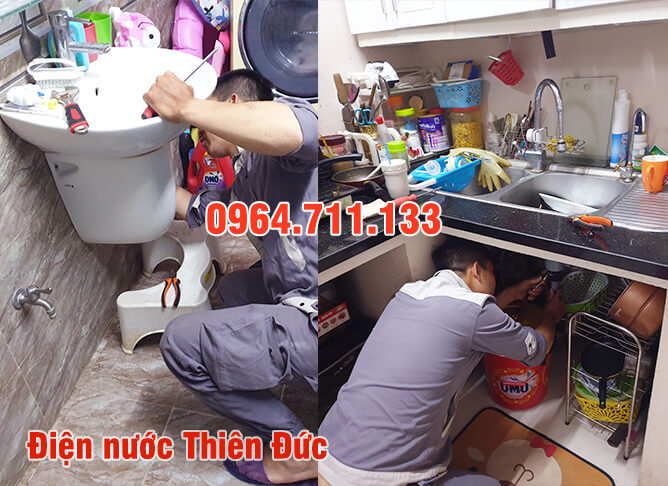 Lắp đặt, vệ sinh bồn nước, máy nước nóng lạnh các loại tại Phú Lãm